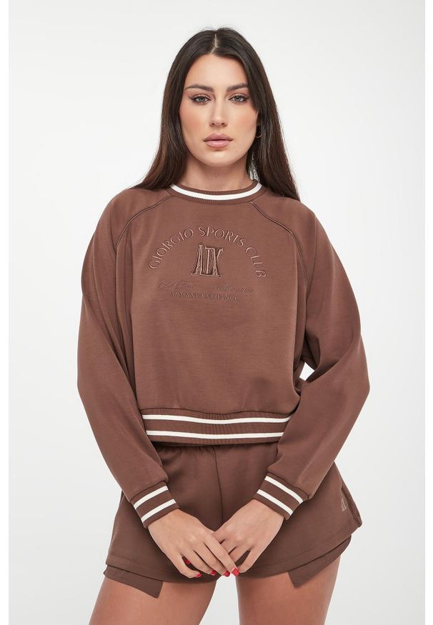 Armani Exchange - Bluza damska z logo ARMANI EXCHANGE