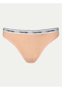 Calvin Klein Underwear Komplet 3 par stringów 000QD5209E Kolorowy. Materiał: bawełna. Wzór: kolorowy