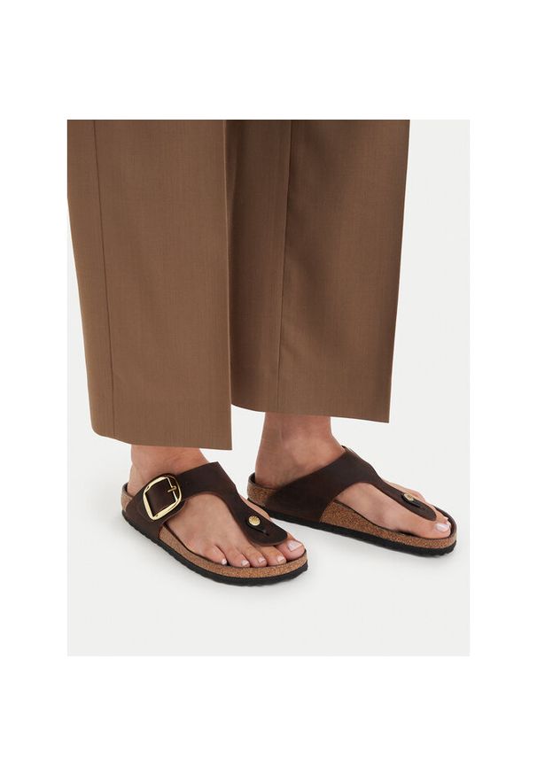 Japonki Birkenstock. Kolor: brązowy