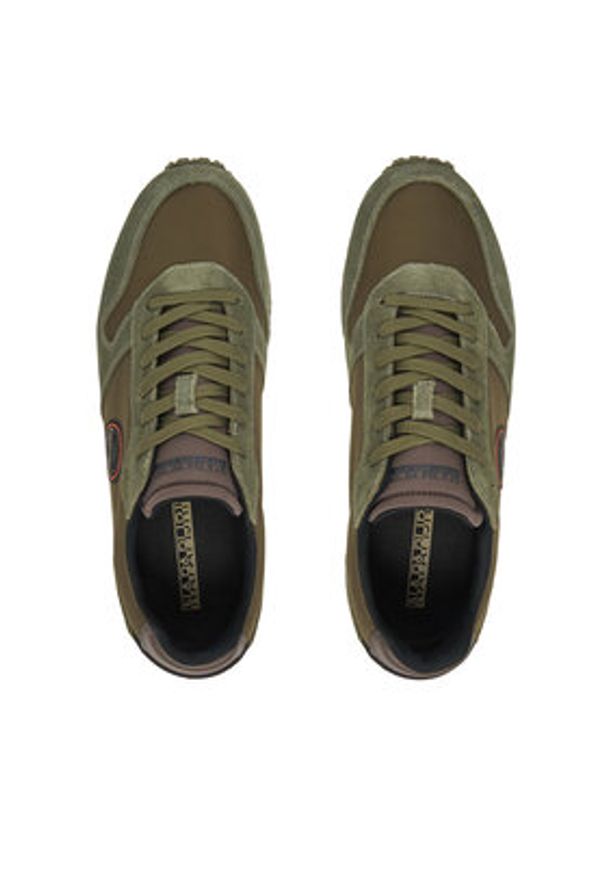 Napapijri Sneakersy NP0A8914 Zielony. Kolor: zielony. Materiał: zamsz, skóra