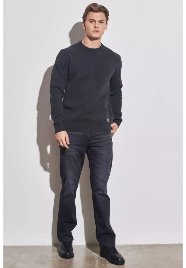 Wrangler - WRANGLER TEXAS MĘSKIE SPODNIE JEANSOWE FADED BLACK W121EHXV6 112330692