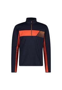 Golf męski techniczny CMP 34L4137. Okazja: na co dzień. Typ kołnierza: golf. Kolor: niebieski. Styl: casual, sportowy. Sport: golf #1