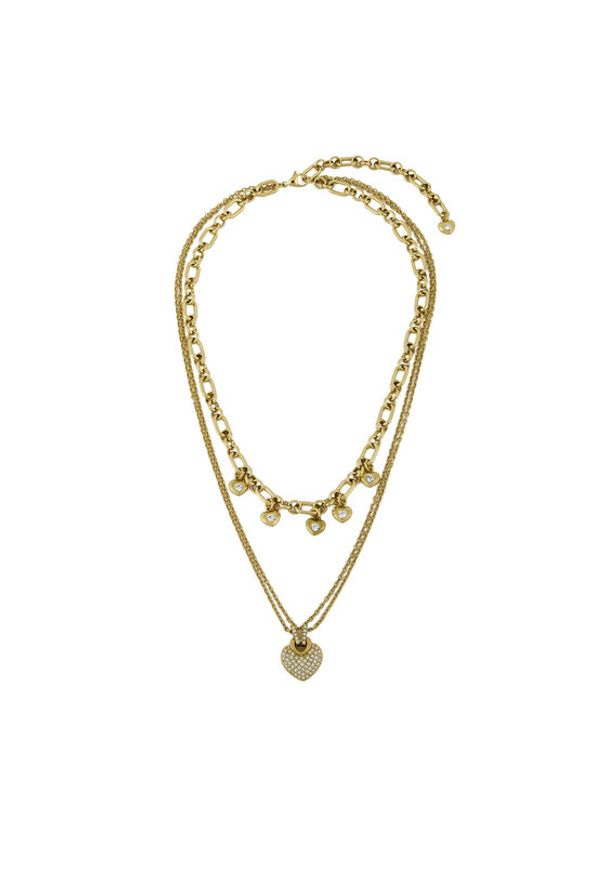 Guess Naszyjnik JUBN05 208JW Złoty. Materiał: metalowe. Kolor: złoty