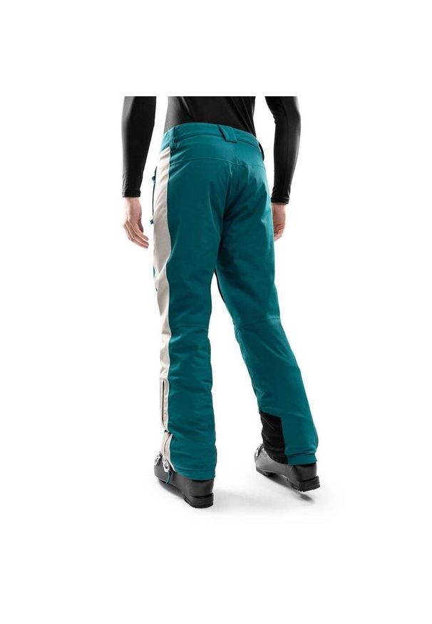 SIROKO - Męskie spodnie narciarskie Sporty zimowe Siroko P3 Zürs. Kolor: zielony. Materiał: materiał, softshell. Sezon: zima. Sport: narciarstwo