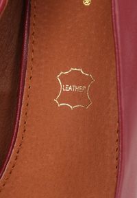 Renee - Bordowe Szpilki Vices z Wkładką ze Skóry Naturalnej Mivika. Okazja: na co dzień. Kolor: czerwony. Materiał: skóra. Obcas: na szpilce. Styl: casual #10