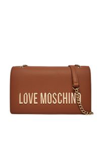 Love Moschino - LOVE MOSCHINO Torebka JC4192PP1LKD0208 Brązowy. Kolor: brązowy. Materiał: skórzane