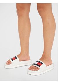 Tommy Jeans Klapki Tjw Elevated Flatform Slide EN0EN02451 Écru #4