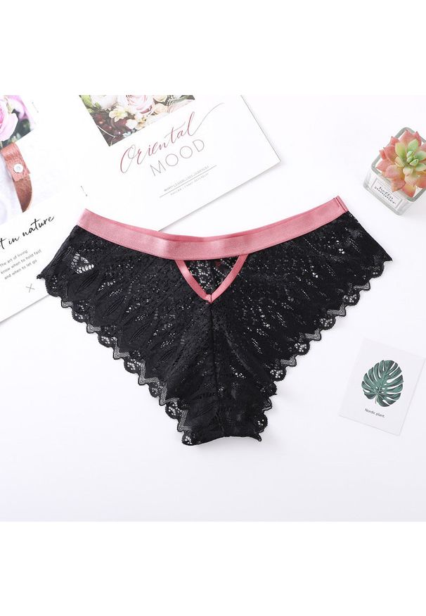 Intica - Figi damskie z ozdobną gumką na co dzień i specjalne okazje Edvige. Kolor: wielokolorowy. Materiał: materiał