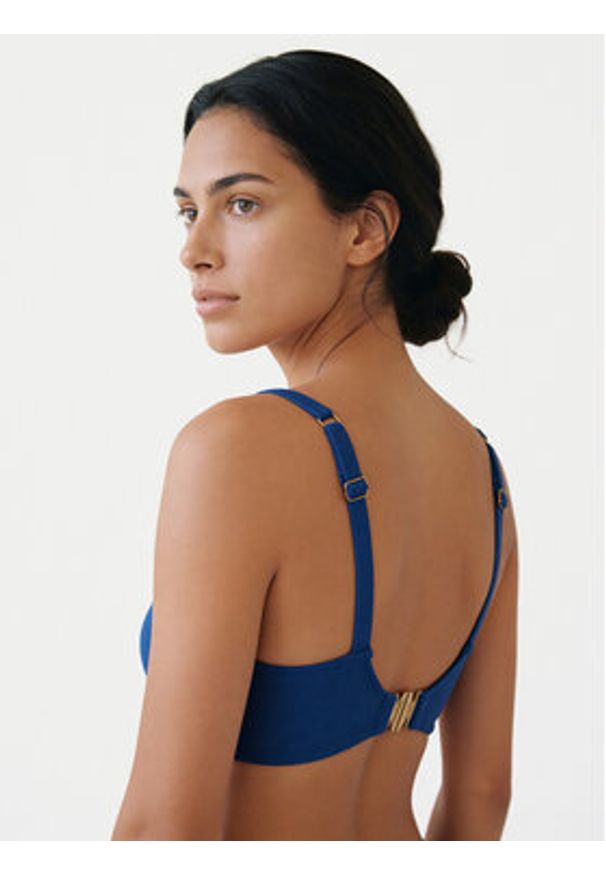 SELMARK - Selmark Góra od bikini BN312 Niebieski. Kolor: niebieski. Materiał: syntetyk