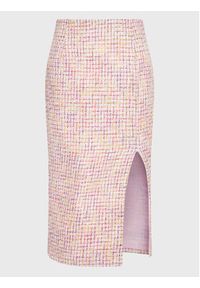 Glamorous Spódnica ołówkowa CK6777 Różowy Slim Fit. Kolor: różowy. Materiał: syntetyk