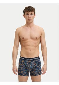 Jack & Jones - Jack&Jones Komplet 5 par bokserek Maxwell 12283390 Zielony. Kolor: zielony. Materiał: bawełna #4