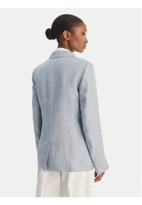 Weekend Max Mara Marynarka Nalut 2615041072 Błękitny Regular Fit. Kolor: niebieski. Materiał: len #2