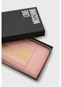 Love Moschino portfel damski kolor różowy. Kolor: różowy #3
