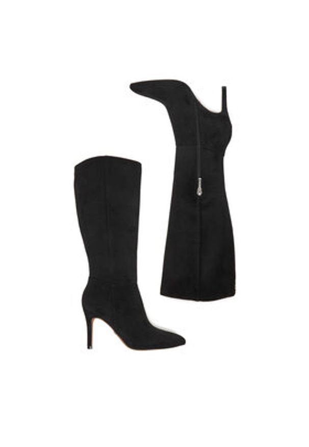 Nine West Kozaki CEO-YARA-01 Czarny. Kolor: czarny. Materiał: materiał