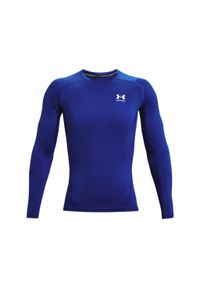 Koszulka fitness męska Under Armour Ua Hg Armour Comp LS z długim rękawem. Kolor: niebieski. Długość rękawa: długi rękaw. Długość: długie. Sport: fitness #1