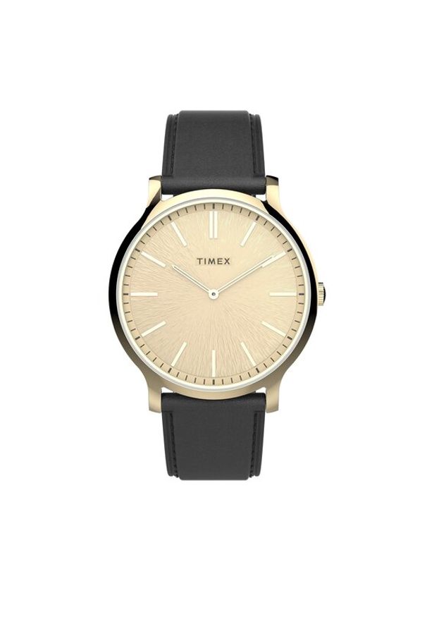 Timex Zegarek City TW2V43500 Czarny. Kolor: czarny