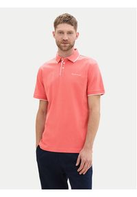 Tom Tailor Polo 1041872 Czerwony Regular Fit. Typ kołnierza: polo. Kolor: czerwony. Materiał: bawełna #3