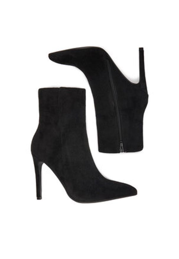 DeeZee Botki P5103 Czarny. Kolor: czarny. Materiał: materiał