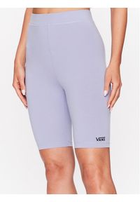 Vans Legginsy Wm Flying V Legging Short VN0A4Q4B Fioletowy Regular Fit. Kolor: fioletowy. Materiał: bawełna #1