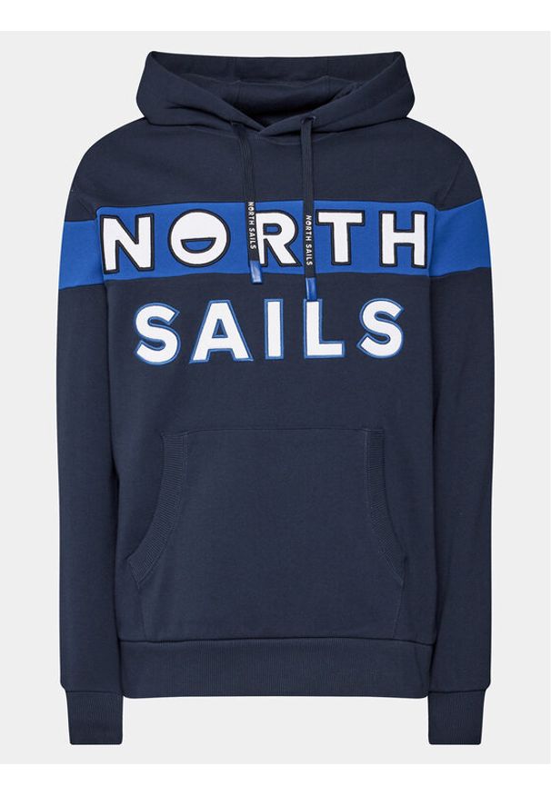 North Sails Bluza 691250 Granatowy Regular Fit. Kolor: niebieski. Materiał: bawełna