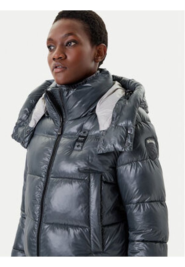 Blauer Kurtka zimowa 25WBLDC02170 Szary Regular Fit. Kolor: szary. Materiał: syntetyk. Sezon: zima