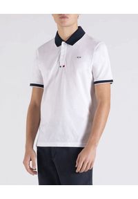 PAUL & SHARK - Biała koszulka polo z bawełny. Typ kołnierza: polo. Kolor: biały. Materiał: bawełna. Styl: klasyczny #1