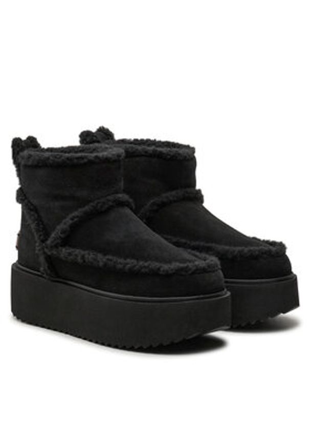 Inuikii Śniegowce Classic Low 75204-150 Czarny. Kolor: czarny. Materiał: zamsz, skóra