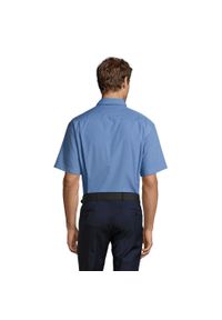 SOL'S - Męska Koszula Z Krótkim Rękawem Bristol Poplin. Kolor: zielony, niebieski, wielokolorowy. Długość rękawa: krótki rękaw. Długość: krótkie #2
