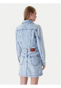 Tommy Jeans Sukienka jeansowa DW0DW22004 Niebieski Regular Fit. Kolor: niebieski. Materiał: bawełna #3