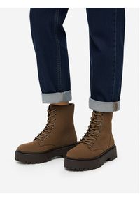 DeeZee Trzewiki CEO-HY13123-1 Brązowy. Kolor: brązowy. Materiał: materiał #7