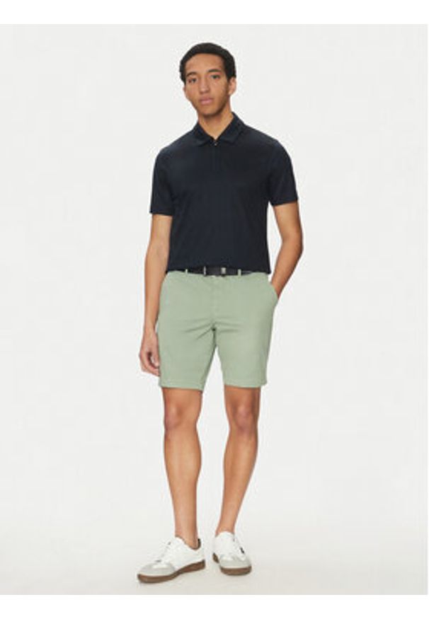 BOSS Polo H-Paras 50537954 Granatowy Regular Fit. Typ kołnierza: polo. Kolor: niebieski. Materiał: bawełna, syntetyk