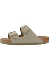 Klapki damskie Birkenstock Arizona Faded. Kolor: brązowy, wielokolorowy. Materiał: syntetyk, materiał