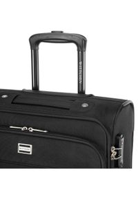 Wittchen - Mała walizka miękka jednokolorowa czarna. Kolor: czarny. Materiał: poliester #7
