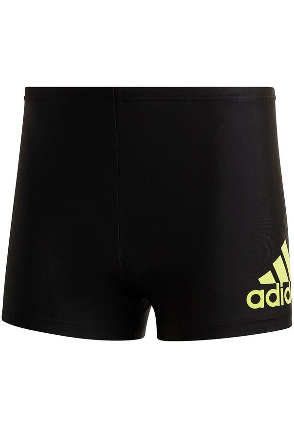 Adidas - Spodenki kąpielowe męskie adidas Fitness Badge Boxers czarne FS3402. Kolor: czarny