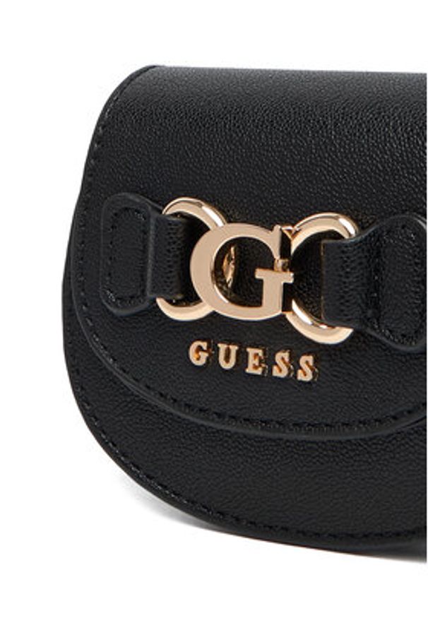 Guess Pasek Damski BW9288 P5425 Czarny. Kolor: czarny. Materiał: skóra