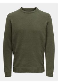 Only & Sons Sweter Ese 22023172 Zielony Regular Fit. Kolor: zielony. Materiał: syntetyk #5