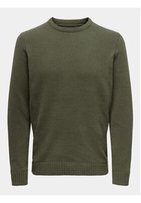 Only & Sons Sweter Ese 22023172 Zielony Regular Fit. Kolor: zielony. Materiał: syntetyk #3