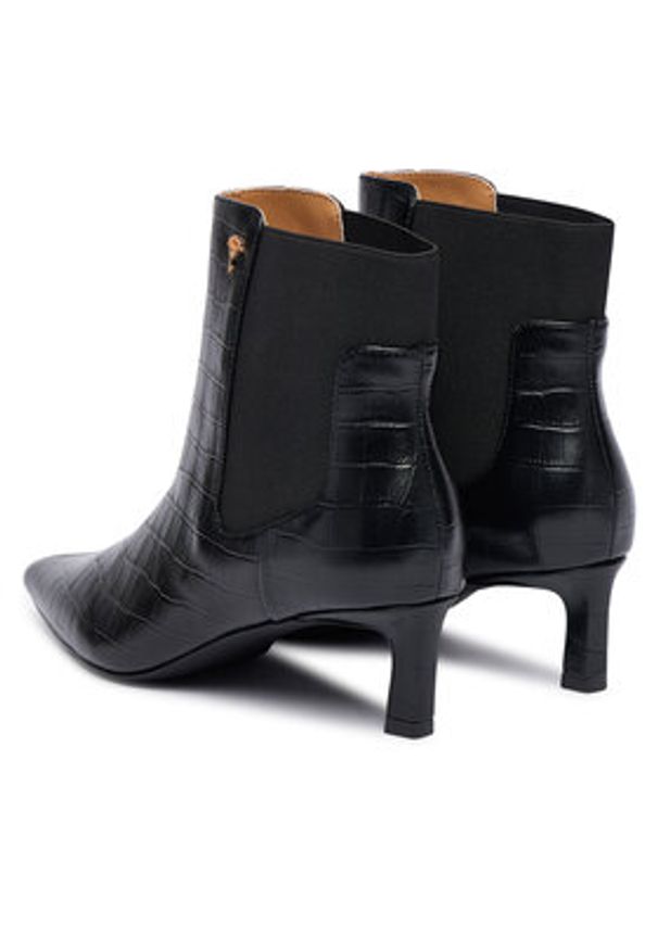 JOOP! Botki Tia 1 4140008202 Czarny. Kolor: czarny. Materiał: skóra