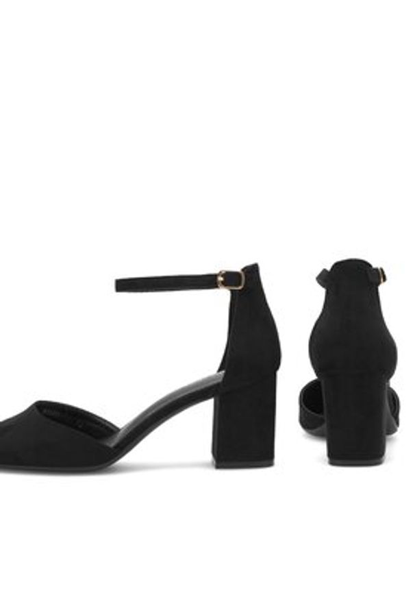 Jenny Fairy Czółenka AMMA WSS20968-01 Czarny. Kolor: czarny. Materiał: materiał