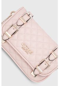 Guess torebka kolor różowy. Kolor: różowy. Materiał: pikowane #5