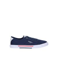 Buty męskie Pepe Jeans Bradyen Basic. Kolor: niebieski