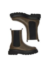DeeZee Sztyblety 7223-1-OLIVE Zielony. Kolor: zielony. Materiał: syntetyk, materiał