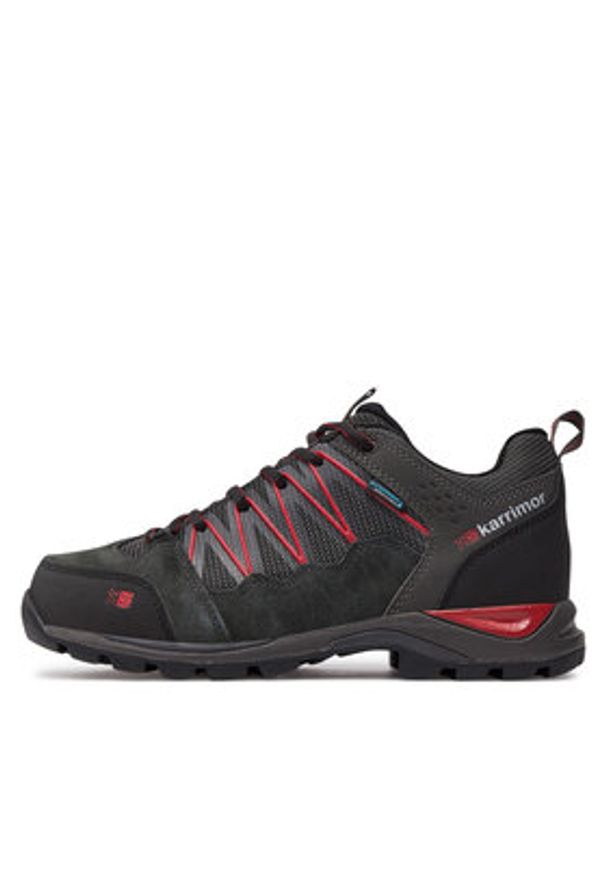 Karrimor Trekkingi Pinnacle Low K1098 Szary. Kolor: szary. Materiał: skóra, zamsz. Sport: turystyka piesza