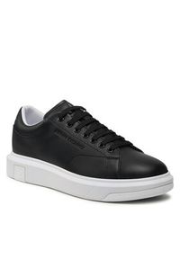 Armani Exchange Sneakersy XUX123 XV534 00002 Czarny. Kolor: czarny. Materiał: skóra #8