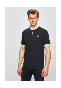 Lee - LEE ZIPPED POLO MĘSKA KOSZULKA POLO SKY CAPTAIN L62VJWHY 112114865. Typ kołnierza: polo