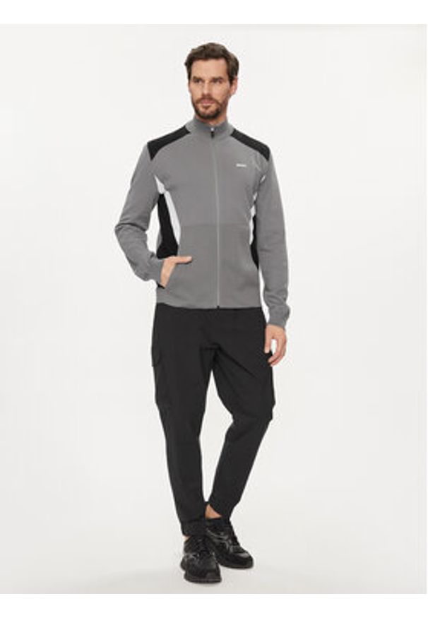 BOSS - Boss Bluza Zotek 50504948 Szary Regular Fit. Kolor: szary. Materiał: bawełna