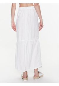 BDG Urban Outfitters Spódnica maxi BDG BAGGY LINEN SKIRT 76472083 Biały. Kolor: biały