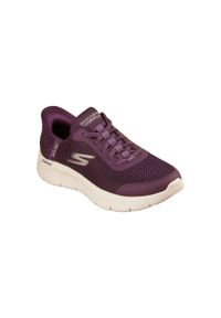 skechers - Sneakersy Skechers GO WALK FLEX GRAND ENTRY (124836BURG). Kolor: fioletowy. Sport: turystyka piesza