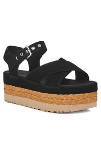 Ugg Espadryle W Aubrey Ankle 1152711 Czarny. Kolor: czarny. Materiał: zamsz, skóra