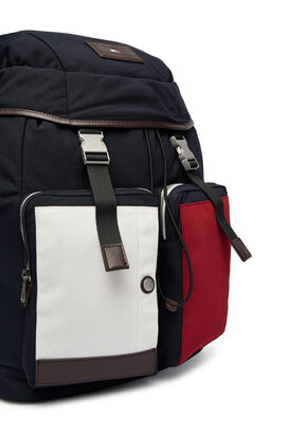 TOMMY HILFIGER - Tommy Hilfiger Plecak Th Casual Flag Backpack AM0AM14143 Granatowy. Kolor: niebieski. Materiał: materiał. Styl: casual